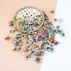 50PCS 2CM Multicolor Daisy Head Mini Silk Artificial Flowers Wall for Crown Scrap Wedding Home Decor DIY Garland Headdress