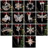 Ballet Girl Acrylic Christmas Tree Ornaments Christmas Snowflake Icicle Pendants  New Year