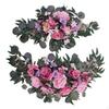Seide Künstliche Blumen Girlande Set, Hochzeits Hintergrund, Wand Dekoration Bogen Blumen ,für