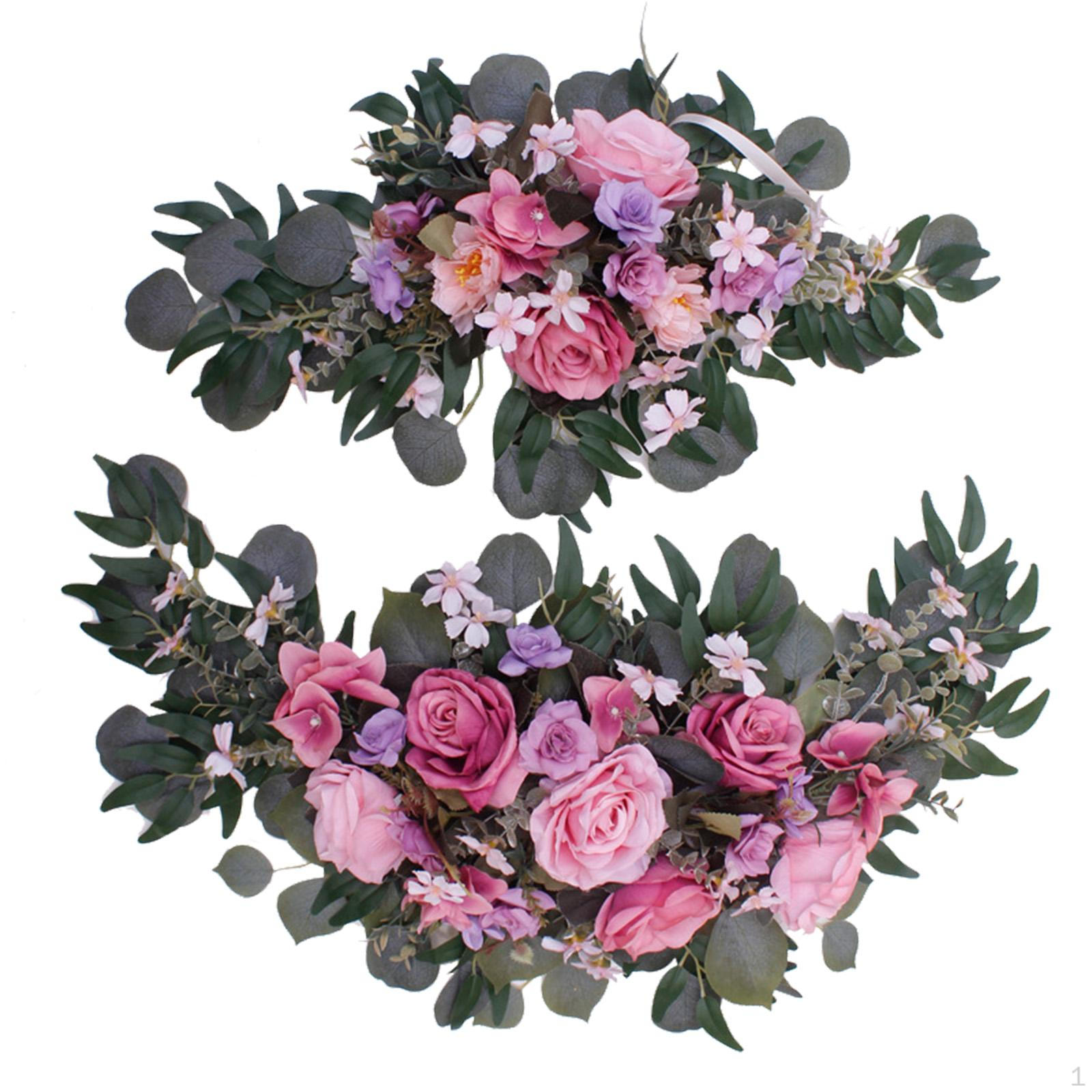 Silk Artificial Flower Swag Set, Wedding Background, Wall Decoration Arch Flowers ,for