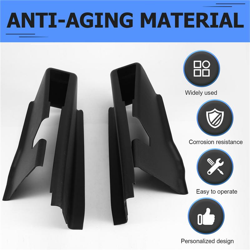 ABLZ-For Tesla Model Y 21-24 Under Seat Corner Guard Front Rear Seat Slide Rails Protector Cover Anti-Kick Decor Protection