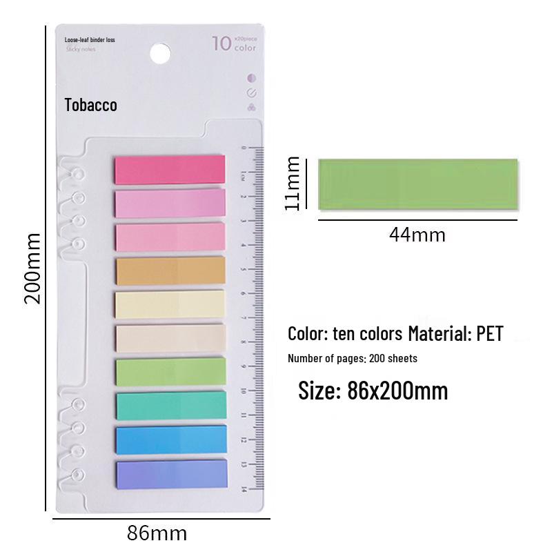 Triangle & Round Segmented Pull-out Strong Adhesive Sticky Notes for Memos