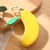 Frucht-Anhänger Münzbörse Mini-Schlüsselanhänger Geldbörse Unisex-Stil Niedliche Reißverschlusstasche Geschenk Frucht-Themen-Accessoire