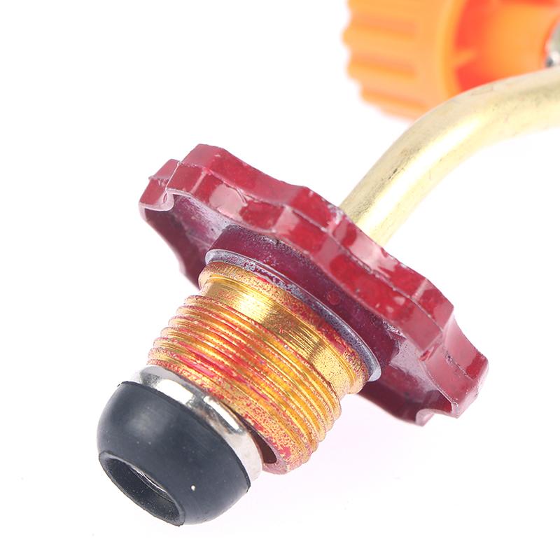 Butane Gas Cylinder Fuel Tank Filler Adapter Charging Inflatable Valve Tool