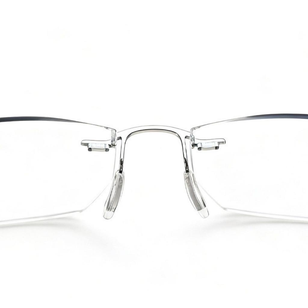 Rimless Reading Glasses For +1.0 to +4.0 Women Men Ultralight Alloy Temples Spectacles For Presbyopic Hyperopia