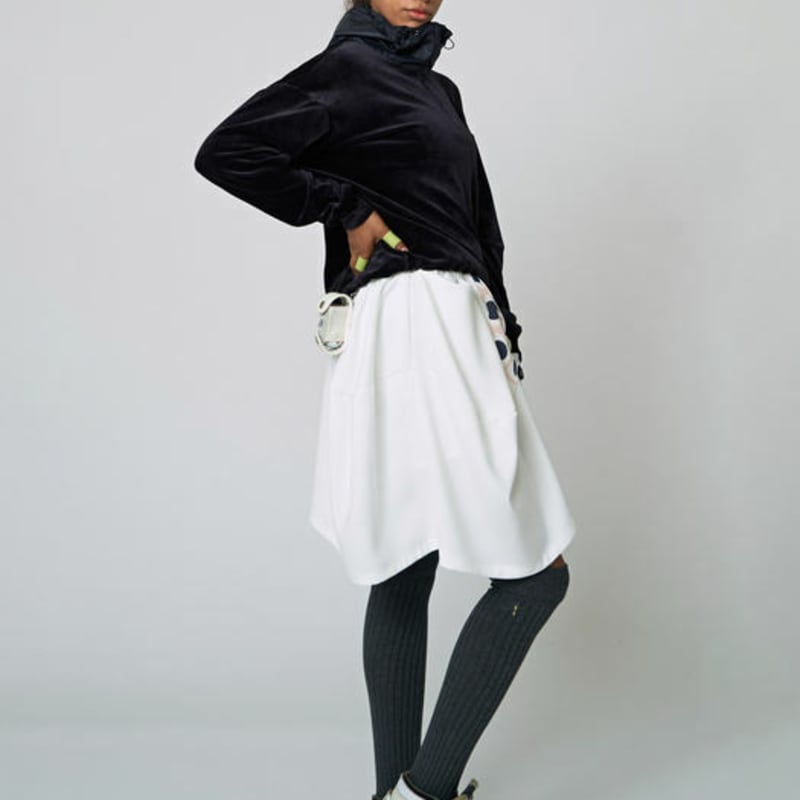 ATHPLATFORM AW22AS02 Over Knee Socks_Melange Gray