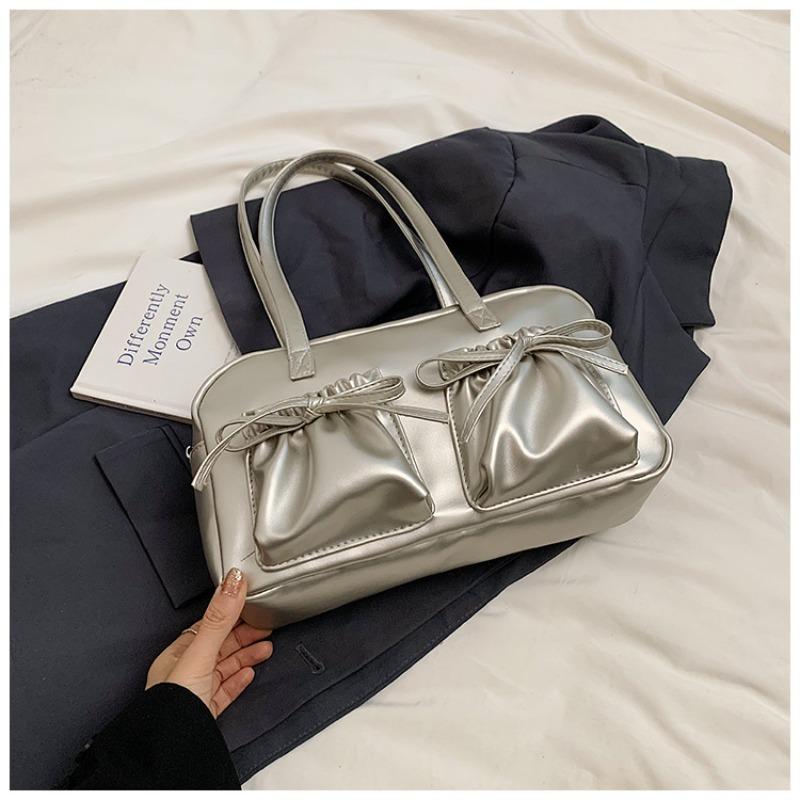 Fashion Commuter Large-capacity Bag Female New Trendy College Student Class Shoulder Bag Casual Portable Tote Bag