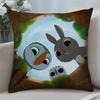 Puffin Rock P-Preschool Pillow Case 3D Print Polyester Fiber 45*45 Cm Home Sofa Throw Pillow Cover Decoration Festival Gift