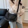 Denim Bag Damen Große Kapazität Herbst und Winter Casual Crossbody Bag Pendler Einkaufstasche