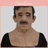 Funny Uncle Moustache Latex Mask Ideal For Halloween Party And Costume Events