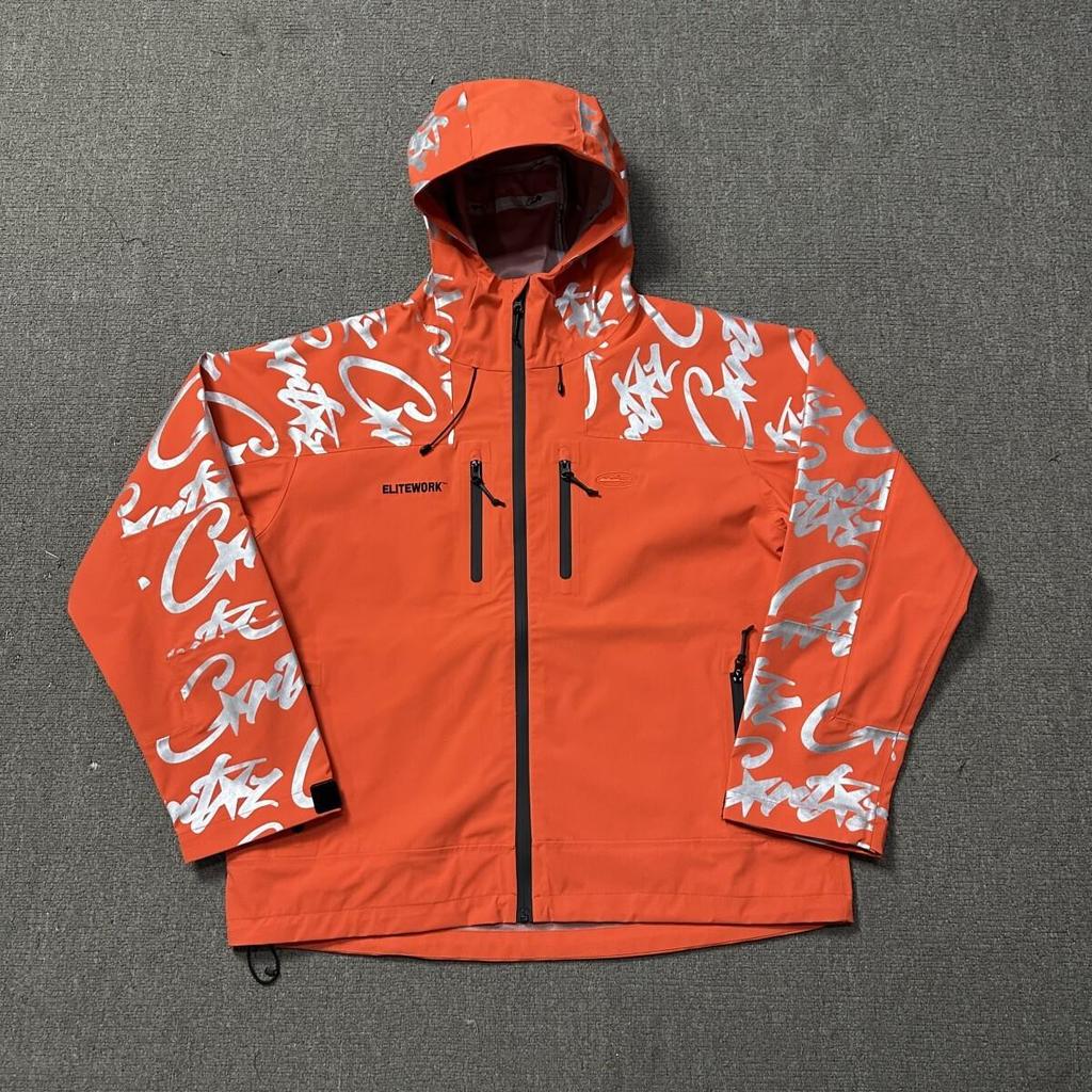 American Trend Demon Island Embroidered Cotton Puffer Jacket - Unisex Casual High Street Style