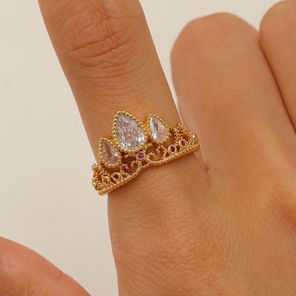 High-End Cross-Border Fashion Bow Ring for Women - European & American Style Open Index Finger Accessory