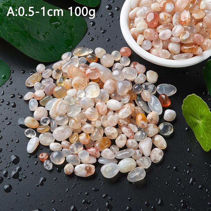 Naturlig Blandet Agatstein Trommelstein Småstein Akvariedekorasjon Blomsterpotte Sukkulentsteiner Landskap Hjemmedekor