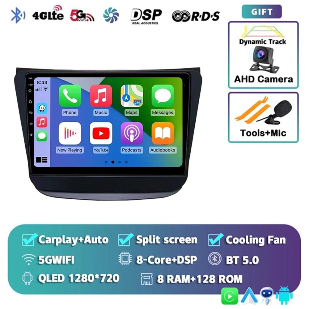 9 inches Android 14 Carplay Auto 4G+WiFi DSP For Suzuki WAGON R 2019+ Car Radio Multimedia Video Player GPS Head Unit Stereo BT