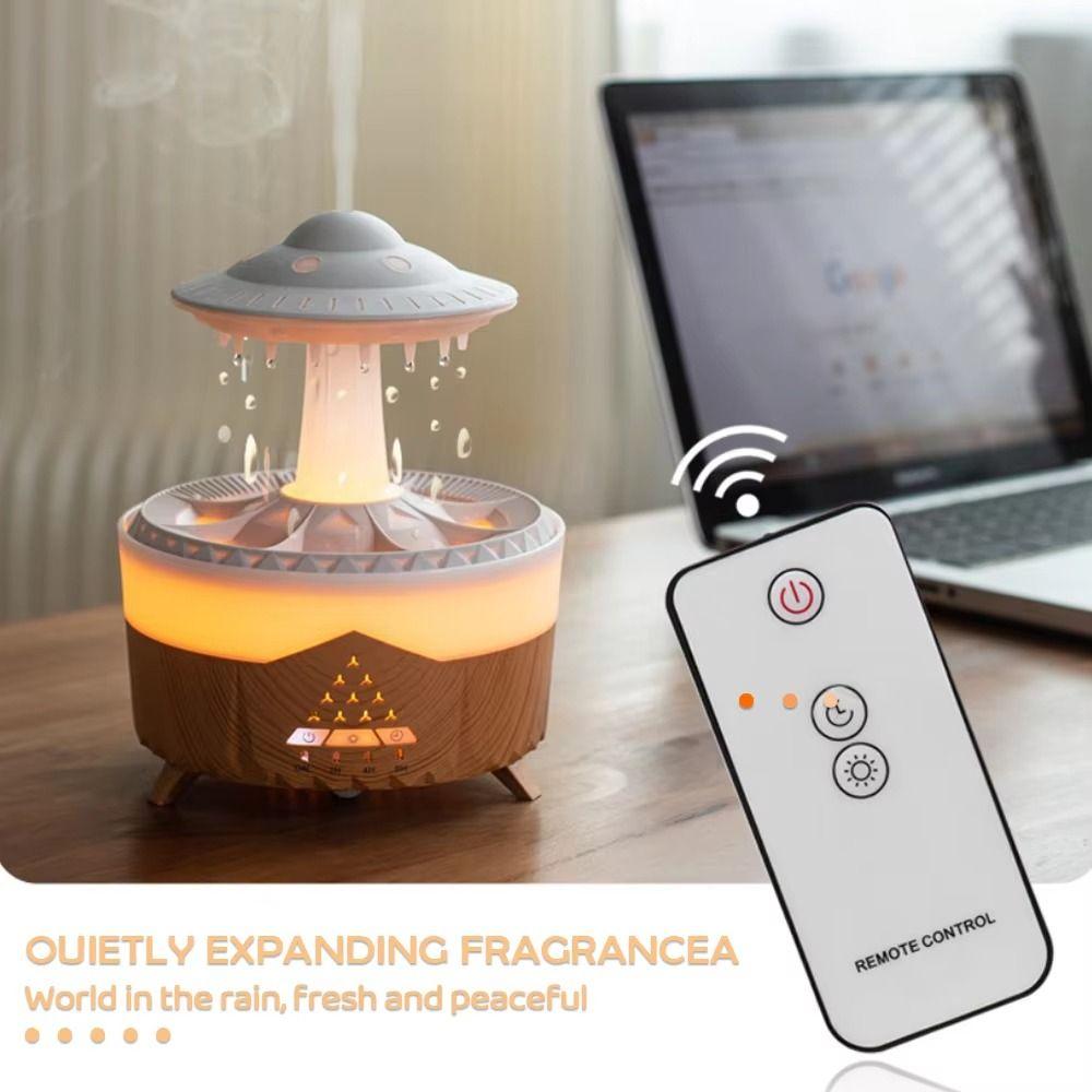360ml Landscape Humidifier Colorful Light Essential Oil Diffuser Aroma Air Humidifier  Travel