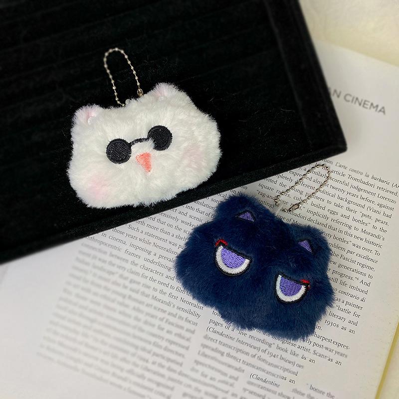 Cute Plush Cat Pendant Girl Backpack Pendant Birthday Gift Key Chain Pendant