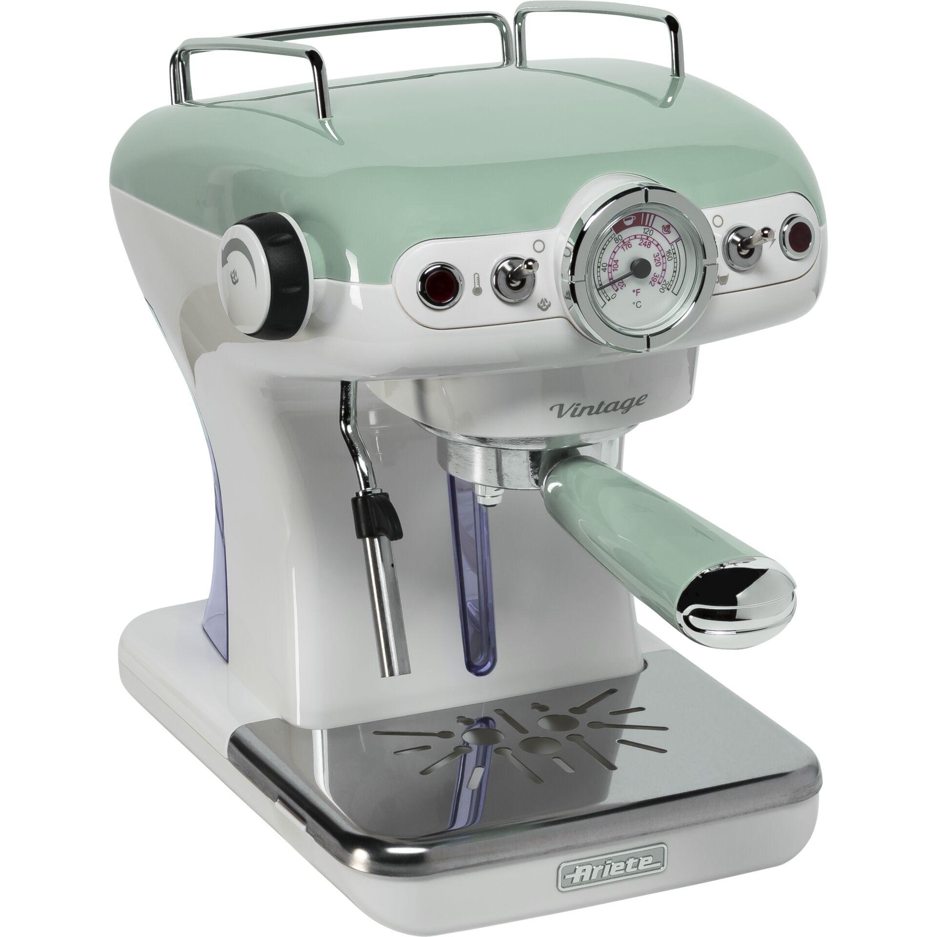 Ariete 1389 Vintage - coffee machine with cappuccinatore - 15 bar - green - Bild 5