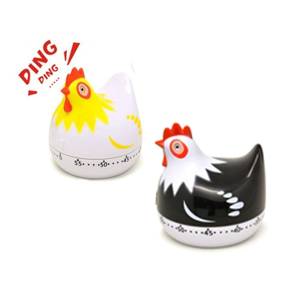 Mechanical Cooking Reminder Hen Shaped Design Egg Timer Clock Creative Time Alarm Device Daily