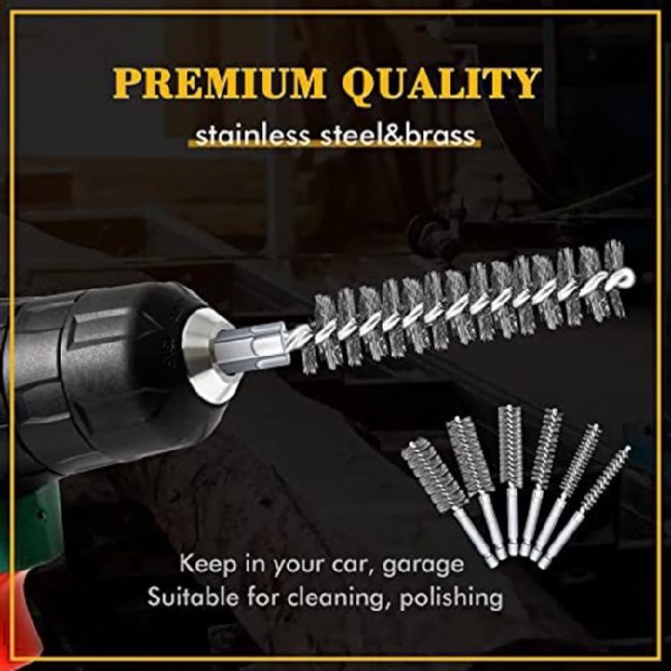 1 Set with Different Size Brush Sets with Multiple Applications Rust Removal