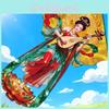 Dunhuang Flying Goddess Large Kite With Mechanical Frame For Travel And Gifts