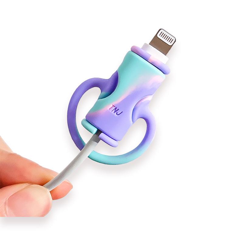 Cartoon Silicone Cable Protector: Anti-breakage Sleeve for Charging Cables