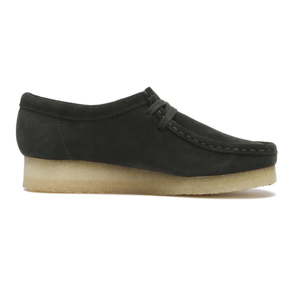 ClarkS W S Wallabee. 26179318 foreSt Grn Sde