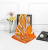 New Designs 90*90cm Square Silk Scarves Women Foulard Head Scarf Ladies Shawl Wrap Bandanna Female Chiffon Hijab Beach Scarf