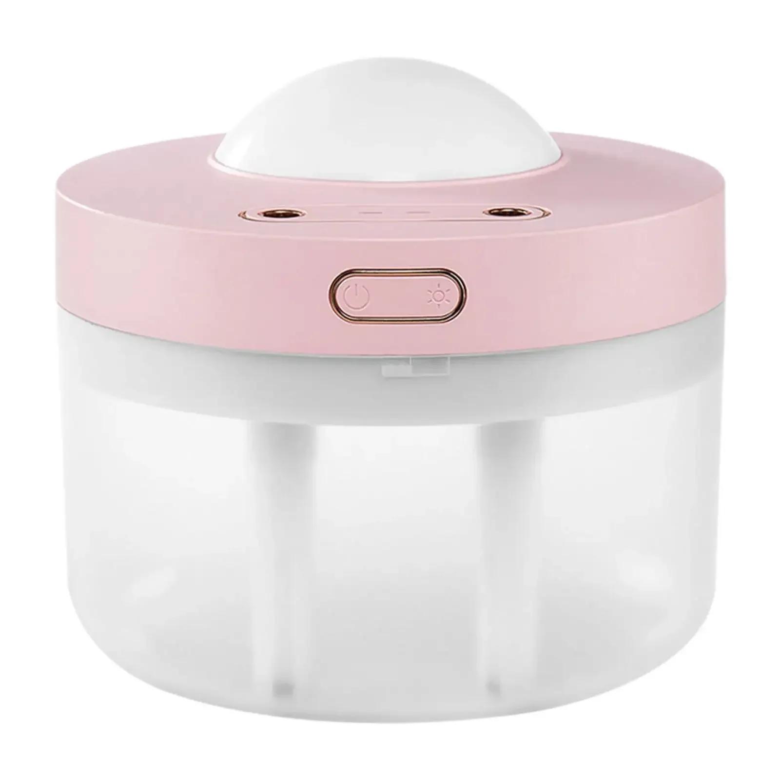 

Увлажнитель воздуха USB со светодиодной ночной лампой, уникальный персональный увлажнитель с низким уровнем шума для детской комнаты, дома, офиса, йоги, небольшого пространства розовый