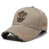 Spring Autumn Letter Embroidered Hard Top Baseball Cap Men's Outdoor Cap Sunshade Hat