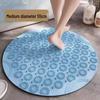 Non-Slip Silicone Bathroom Floor Mat: Anti-Fall Shower and Toilet Mat with Suction Cups