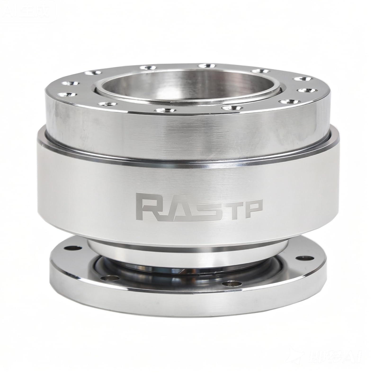 MUTEKI Рулевой босс Быстросъемный Алюминиевый сплав Прочный Универсальная установка Легко снимаемый Руль Устойчивый к коррозии (Серебряный)