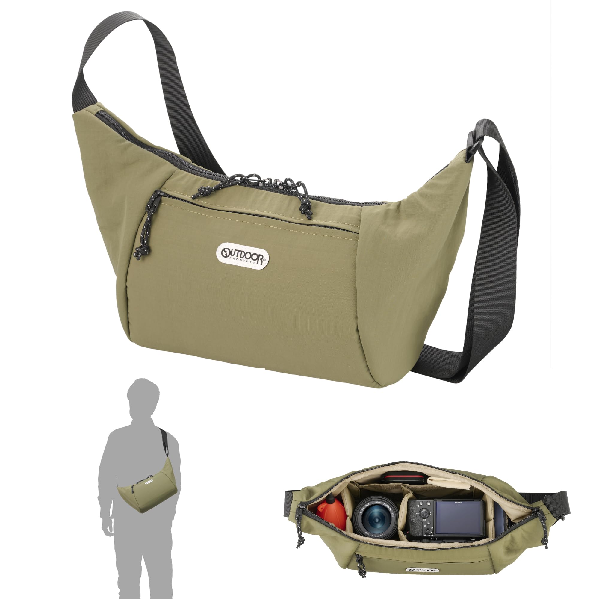 

[Hakuba] AZ06 Outdoor Camera Shoulder Bag Olive – Bag