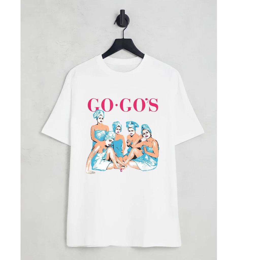 Go Go’s Beauty Vintage Funny White T-Shirt Gift for Men and Women Retro Graphic 3XL
