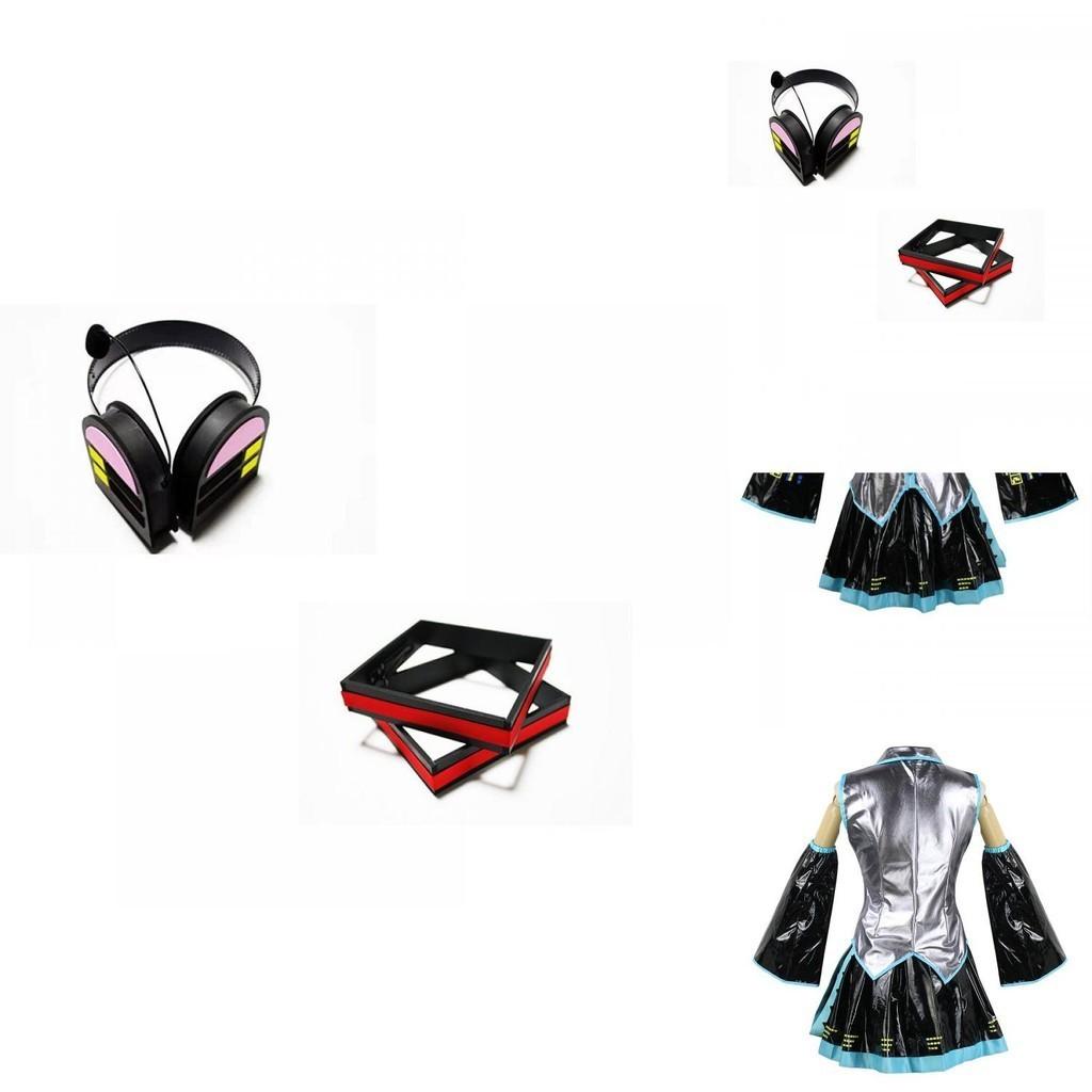 Hatsune Miku Vocaloid Pu Cosplay Top Vestito Cravatta Set Per Spettacolo di Natale