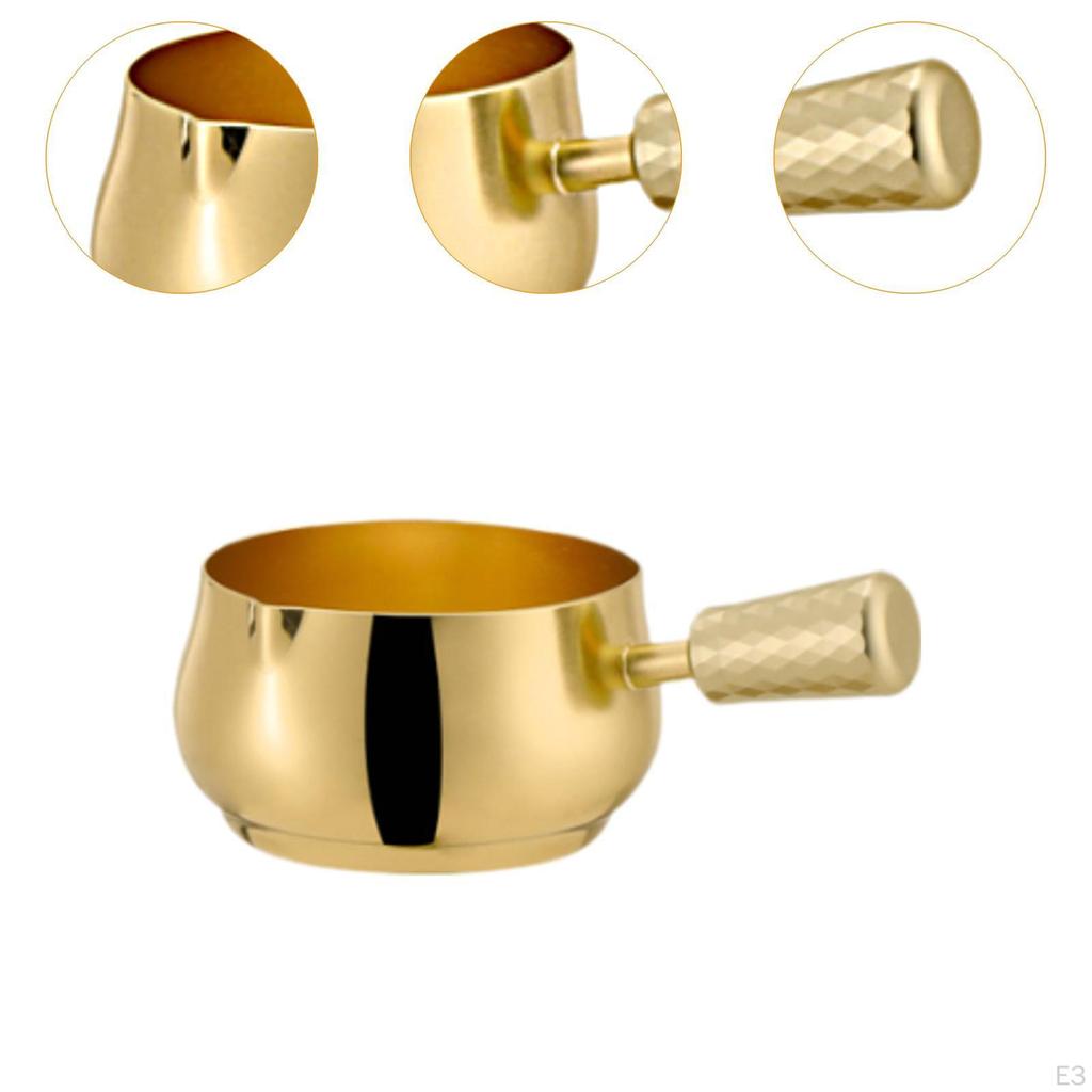 Condiment Container Dipping Bowl with Handle Round Seasoning Dish Hiking Soup for