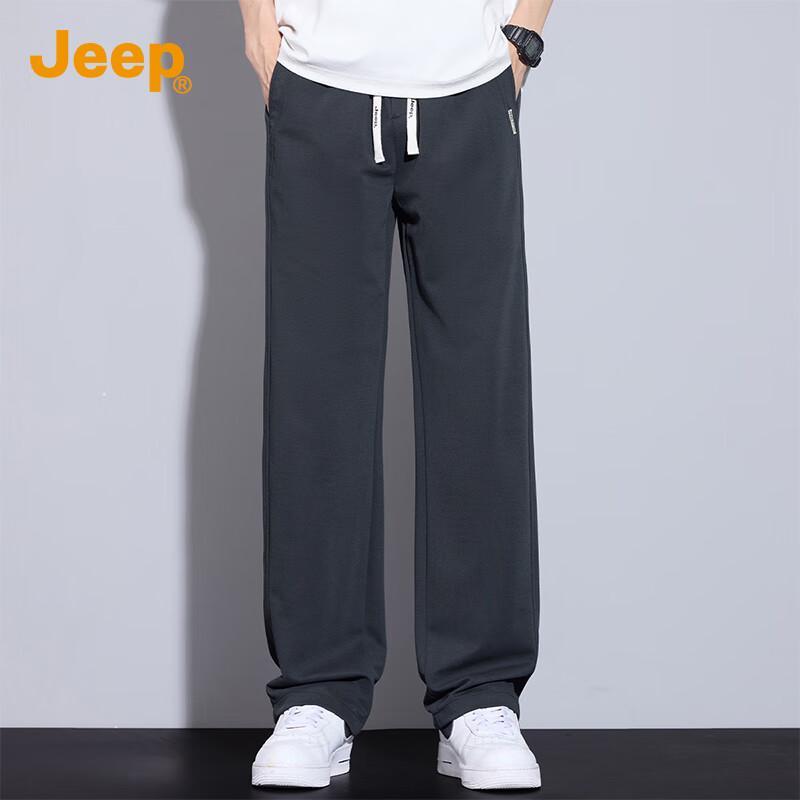 

JEEP Men s Modal Blend Comfortable Straight-Leg Casual Pants 4XL