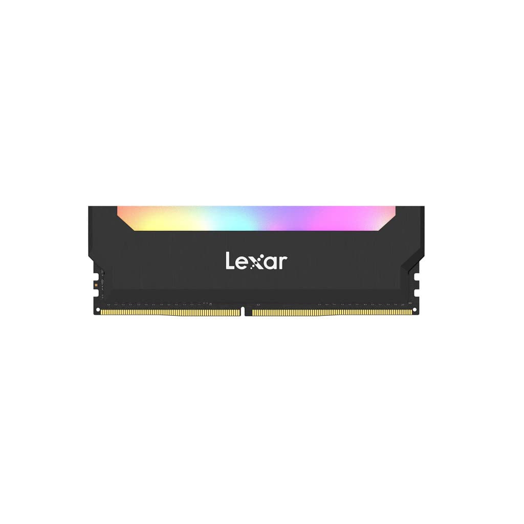 Lexar Kit Barrettes 16Go DIMM DDR4 Hades RGB Mémoire (2x8Go) PC4-28800 (3600 Mhz) (Noir)
