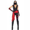 Stilvolles Damen Ninjago Kostüm mit Kapuzenshirt für Karneval und Partys