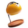 Candle Warmer Lamp Dimmable Retro Decorative Aromatherapy Candle Melter Melting Lamp for Bedroom Study Round Plate Orange