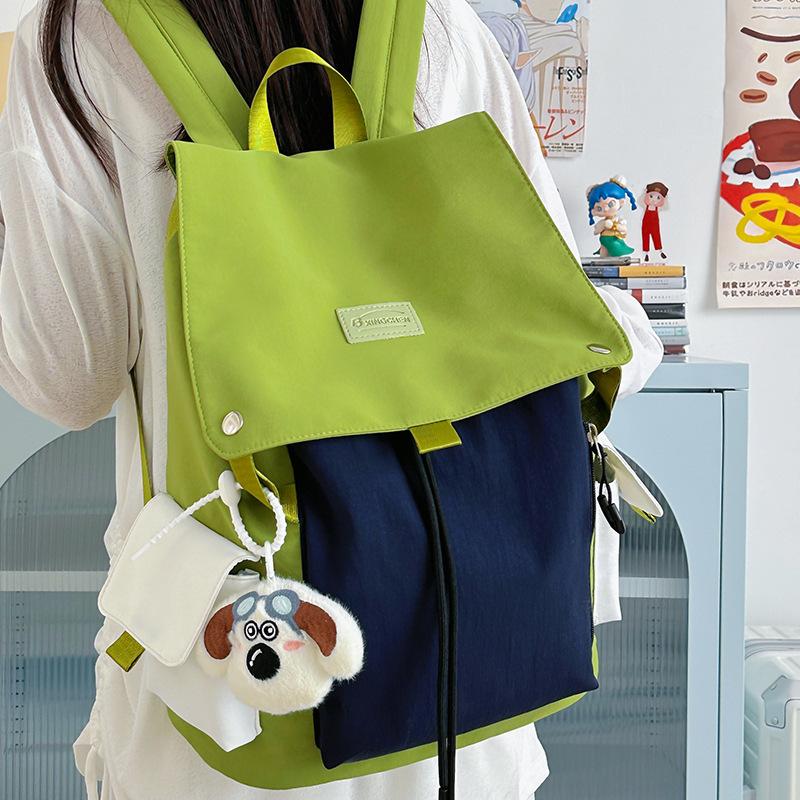 Mochilas para Estudantes do Ensino Médio e Universitárias Campus Simples Tendência Marca Grande Capacidade Mochila Bolsa para Computador Mochila Versátil