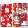 cute lucky cat Cover For Xiaomi 14T Pro 11T 12T 13T 13 14 15 Ultra POCO X6 X7 Pro X3 X5 F5 F6 M6 Pro Case