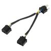 Kijima Motorcycle Parts Conversion Harness H4 Male H4 Female X2 -> 304-6711