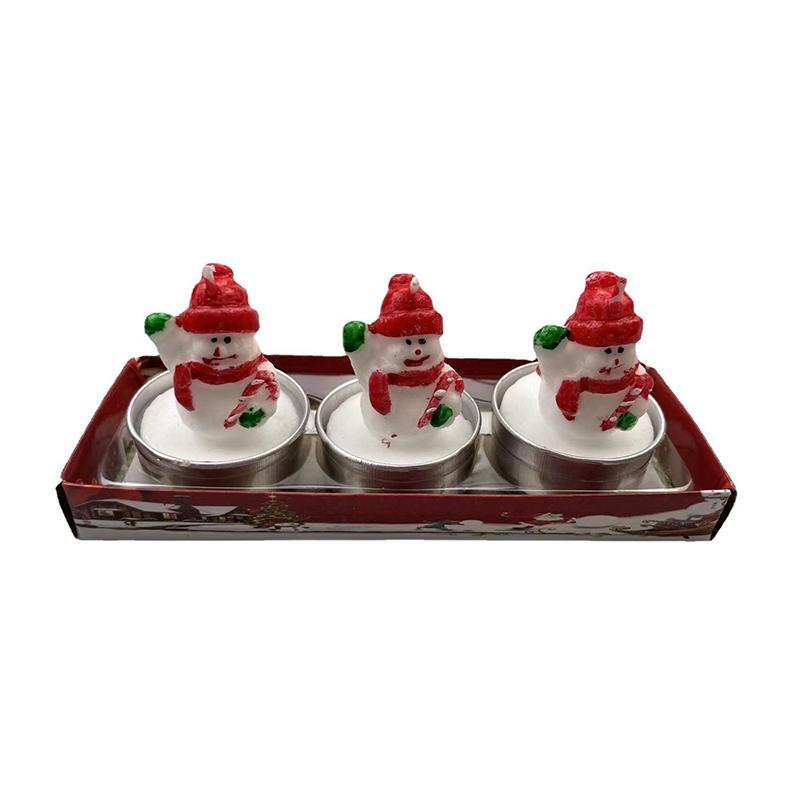 Christmas Candle Santa Claus Snowman Boots Shaped Home Xmas Party Home Dinner Decoration Family Atmosphere Candlelight Gifts Acc