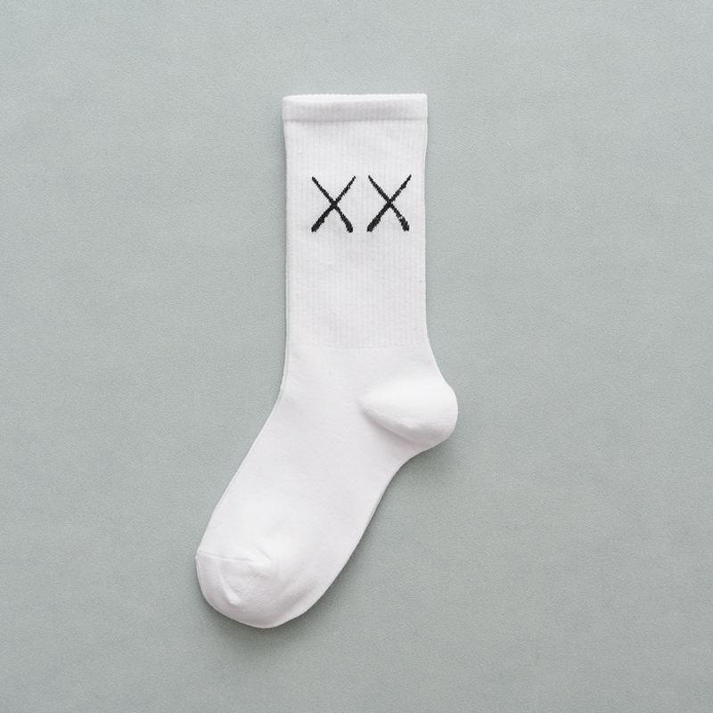 Fashion Women's Cotton Socks Net Red Long Tube High-top Sports Socks Fashion Personality All-match Socks