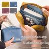 Nylon Cotton Multi-Purpose Storage Bag for Documents, Makeup, and Receipts