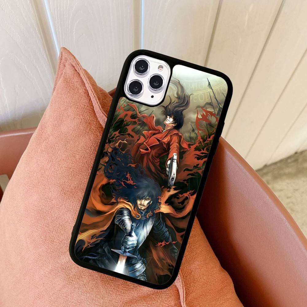 Classic Japanese Anime H-Hellsing Phone Case For Iphone 11 12 13 14 15 Pro Max 17 16 Plus Hard PC+TPU Back Cover