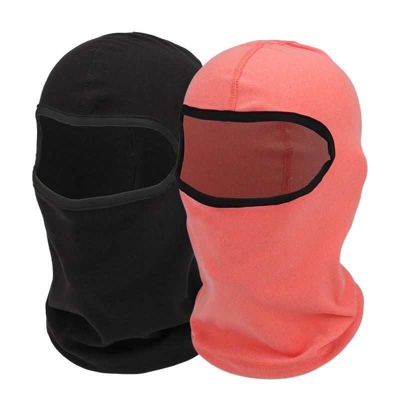 Autumn and Winter Cold-proof Outdoor Warm Comfortable Elastic Windproof Cold-proof Face Mask Ski Riding Hood Hat