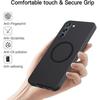 Coque de protection - BOOLING - pour Samsung Galaxy S23 Plus - Souple - Noir - Résistante aux chocs et rayures