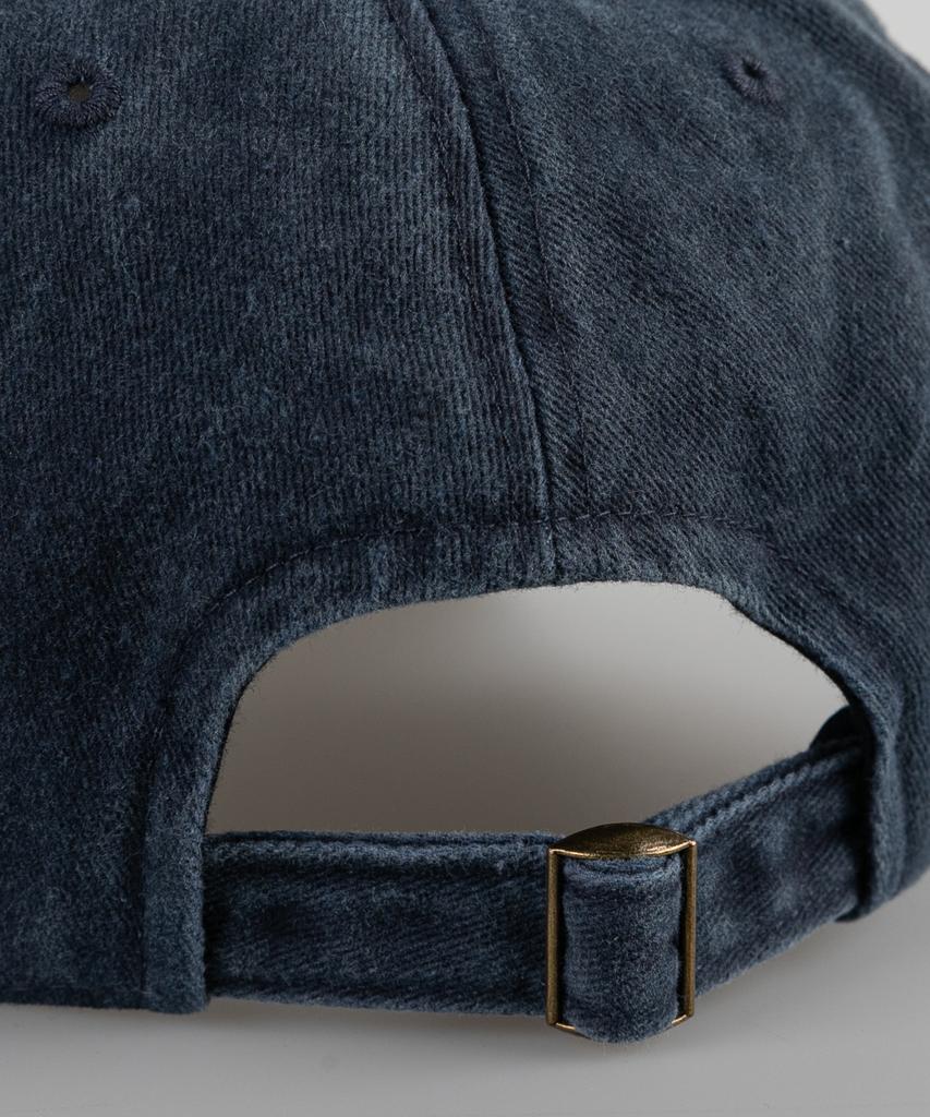Wig Smile Stonewashed Ball Cap - Navy