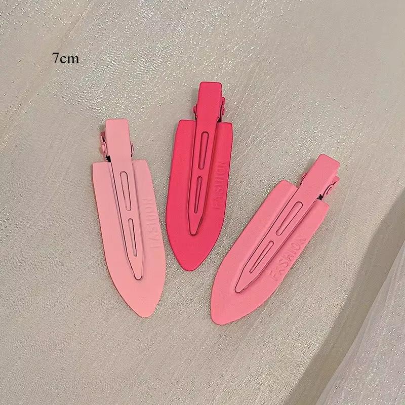 2~3Pcs Girls Pink Series Cute Side Snap Hairpin Bow Clip Lovely Sweetheart Bangs Clip Forehead Headpiece Hairpins Alligator Clip